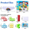 thumbnail image 3 of Juego de mesa apilable Tetra Tower Game Usoway de 48 piezas, 3 of 7