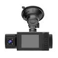 thumbnail image 2 of Kbndieu Dash Cam Dash Cam 1080P Three Channel WiFi Car Camera with Infrared Night Vision 170 Degrees Wide Monitoring Loop Recording-Inch Screen Car Accessories, 2 of 9