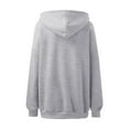 thumbnail image 7 of WENWU Hoodies Sweatshirt for Women Long Sleeve Hoodies for Women Pullover Oversized Hoodies for Women Light Gray Clothes Trendy Fall Outfits for Women Daily Wear, 7 of 7
