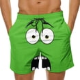 thumbnail image 1 of Pantalones Cortos de Cintura Elástica de los Hombres Casual Divertido Impreso Pantalones Cortos de Natación, Bajos de Playa de Verano Ligeros con Bolsillos, 1 of 5