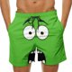 thumbnail image 1 of Pantalones Cortos de Cintura Elástica de los Hombres Casual Divertido Impreso Pantalones Cortos de Natación, Bajos de Playa de Verano Ligeros con Bolsillos, 1 of 5