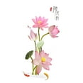 thumbnail image 4 of GROWTH TANK Flower Wall Sticker Floral Wall Decor Multipurpose Art Stickers 3D Flower Walls C, 4 of 9