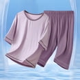 thumbnail image 2 of TBWNWG Boys Sleepwear Pajama Set for Kids - Short Sleeve Loungewear Comfortable Fabric Summer Outfit for Children - Soft and Breathable Homewear,Sizes 12-13 Years, 2 of 4