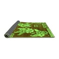 thumbnail image 2 of Ahgly Company Indoor Rectangle Abstract Green Modern Area Rugs, 6' x 9', 2 of 4