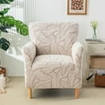 thumbnail image 6 of AIGIA Banquet Armchair Slipcover Stretch Arm Chair Covers Reading Accent Protector for Living Room Covers  (1Piece), 6 of 18