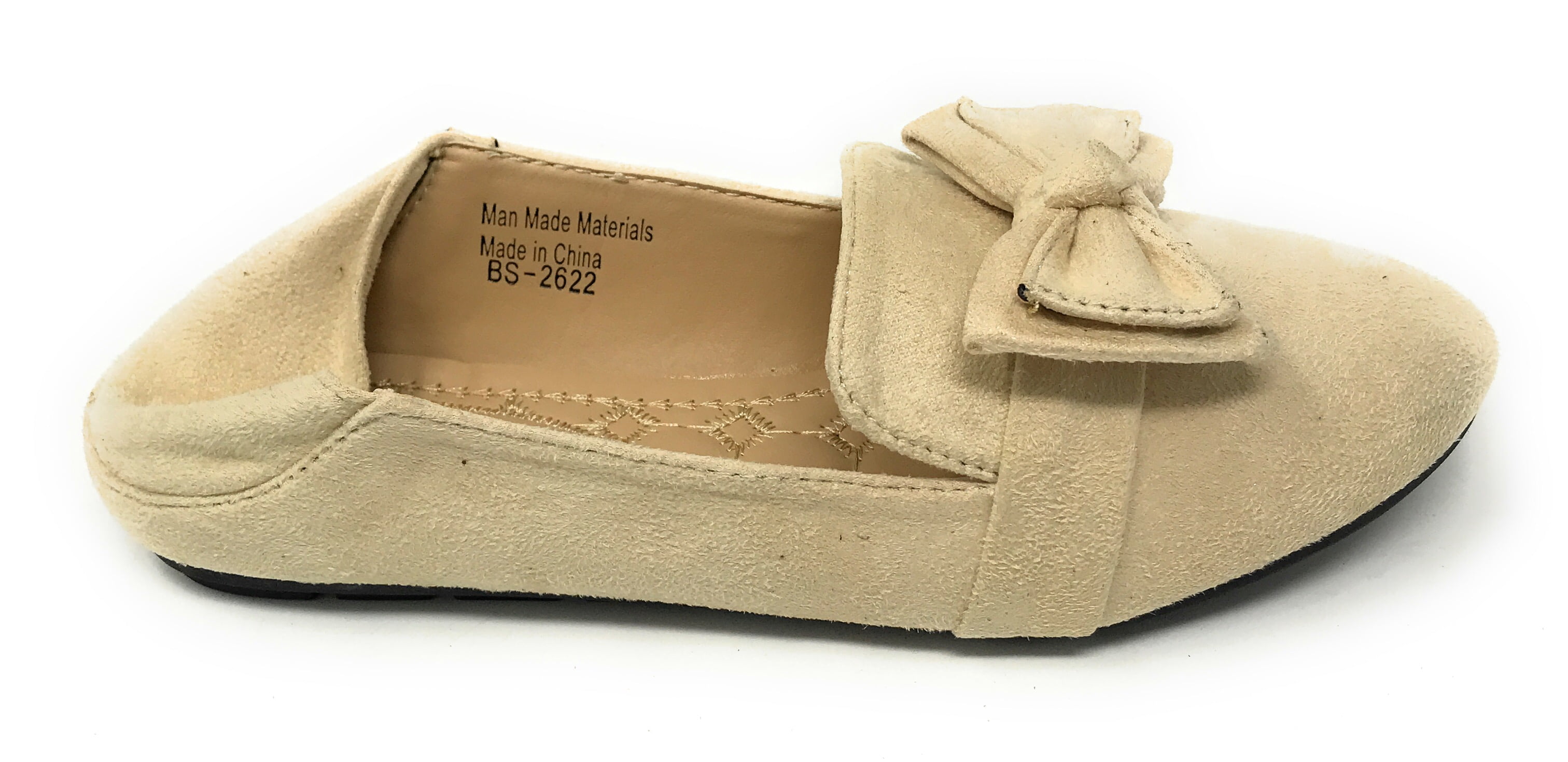 Victoria K Women's Foldover Sueded Double Bow Ballerina Flats