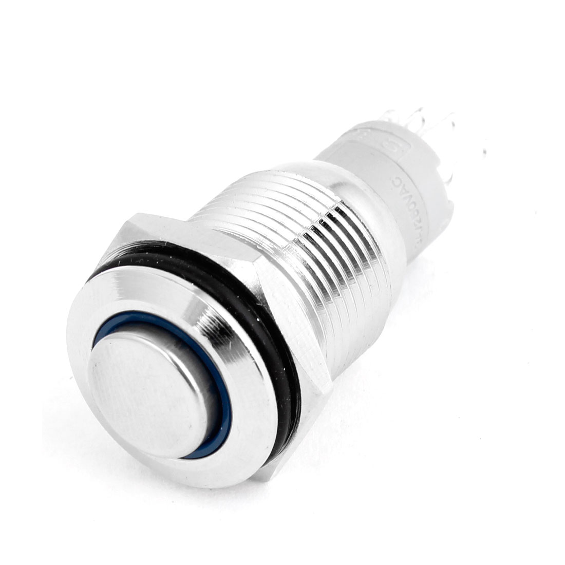 Unique Bargains 24VDC Blue Ring Illuminated LED 5 ...