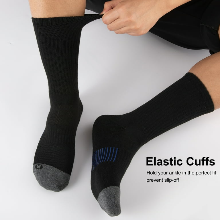 COOPLUS Men's Crew Socks, 10-Pack photo 4