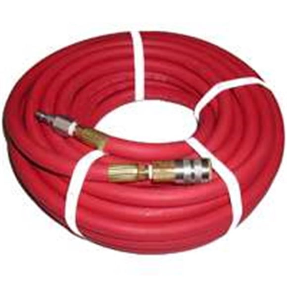 Abbott Rubber Company 1010-03825-50-4MM Airhose Rubber .37 x 50 Cpld Qc