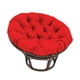 thumbnail image 3 of Cojín para silla de columpio con forma de huevo, cojín para silla de columpio para porche, cojín para silla con cesta colgante Rojo, 3 of 9