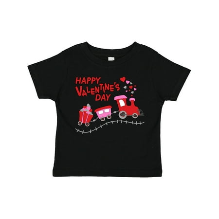 

Inktastic Happy Valentine s Day Choo Choo Train Boys or Girls Toddler T-Shirt