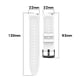 thumbnail image 2 of Correa de silicona para Xiaomi Watch S1 22mm Banda Reemplazo Pulseras Accesorios, 2 of 5
