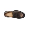 thumbnail image 3 of ALL SAINTS Womens Silver Studded Lug Sole Lola Round Toe Block Heel Slip On Leather Loafers 9, 3 of 4