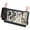 Black Shell White Lamp, variant on Modern Digital Alarm Clock with Projection, Humidity Display, USB Powered, Adjustable Brightness, Night Mode, Snooze, 180° Rotatable Screen, Square Design for Bedroom Decor
