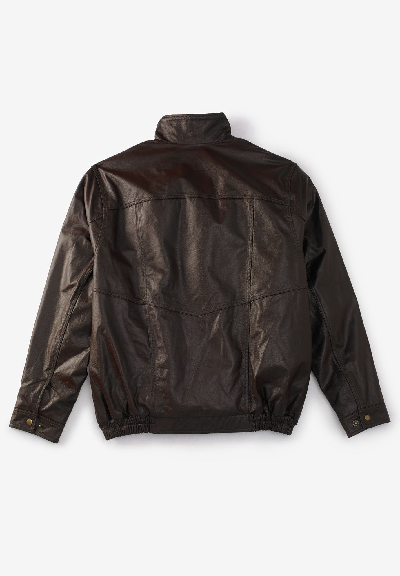 KingSize Men's Big & Tall Leather Bomber Jacket