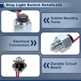 thumbnail image 4 of Interruptor de Luz de Freno Unique Bargains para Suzuki Jimny 1998-2019, Interruptor de Luz de Estacionamiento 3763076J20 1 pieza, 4 of 7