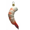 thumbnail image 3 of Shrimp Prawn Polish Glass Christmas Ornament Set of 2 Cocktail Seafood Poland, 3 of 5