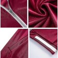 thumbnail image 5 of Chándal de terciopelo para hombre, conjunto de 2 piezas, sudaderas con cremallera, chaqueta, pantalones con bolsillos, 5 of 5