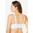 thumbnail image 3 of Comfort Choice Women's Plus Size Wireless Back-Close Lounge Bra, 3 of 4