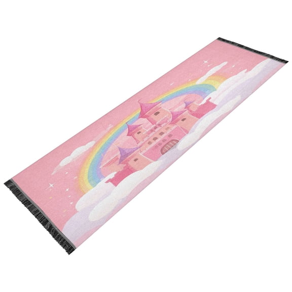 Vintage Modern Runner Rug,Non Slip Machine Washable 72"x23.5" Polyester Material Pet-Friendly Durable,Applicable to Entryway Rug Living Room Rug Color Palette