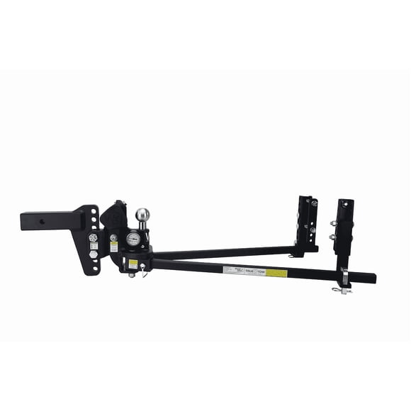 Weigh Safe Weight Distribution Hitch TTMW6-2.5XL Trunion Style; 12500 Pound Gross Trailer Weight; With 2-1/2 Inch Shank/6 Inch Drop; Built-In Tongue Weight Gauge; With 2-5/16 Stainless Steel Tow Ball