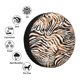 thumbnail image 4 of Balery Watercolor Zebra Cubiertas para Neumáticos - Protector Resistente para Neumáticos de Camioneta, SUV, Remolque, Camper y RV-17 inch, 4 of 6