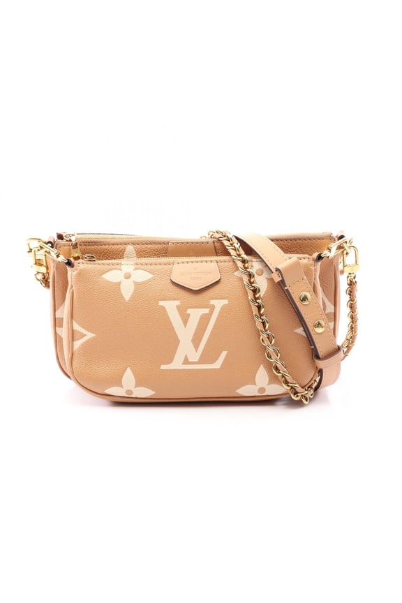 Pre-Owned Louis Vuitton Multi Pochette Accessoires Bicolor Shoulder Bag Handbag Leather...