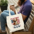 thumbnail image 4 of My Favorite Chihuahua Calls Me Dad. Happy Father's Day Canvas Tote Bag Dog Lover Gifts Idea Reusable Shopping Grocery Bag - 00005, 4 of 5