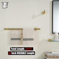 thumbnail image 3 of Double Towel Bar Matte Stainless Steel Bath Towel Rack for Bathroom Towel Holder Wall Mount Total Length TBLPB, 3 of 9