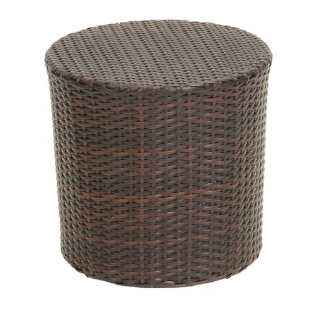 Mogul Wicker Barrel Side Table Walmart Com