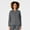 Pewter, variant on Wink Layers Women's Fleece Full Zip Jacket, Pewter, L Womens