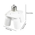thumbnail image 2 of Divisor de enchufe de luz 4 en 1 Estudio fotográfico Iluminación para el hogar Convertidor adaptador de portalámparas E27 tholdsy HA3450-01B, 2 of 6