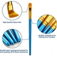 thumbnail image 2 of Nvzi Paint Brushes Set, 20 Pcs Paint Brushes for Acrylic Painting, Oil Watercolor Acrylic Paint Brush, Paintbrushes for Body Face Rock Canvas, Kids Adult Drawing Arts Crafts Supplies, Blue+Black, 2 of 4