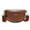 Brown, variant on Clearance! Lotpreco Fanny Packs Crossbody Shoulder Bag,Women's Chest Bag Alligator Leather Shoulder Purse Fashion with Silver Chain Strap