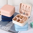 thumbnail image 1 of Caja de almacenamiento portátil para joyas, aretes, collares, anillos, caja de almacenamiento para joyas, caja de almacenamiento para joyas, 1 of 4