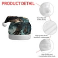 thumbnail image 4 of Balery Wave Sailboat Shark Pattern Santa Hat Christmas Hat Funny Christmas Hat Christmas Knitted Beanie Hat For Men Women Adult, 4 of 6