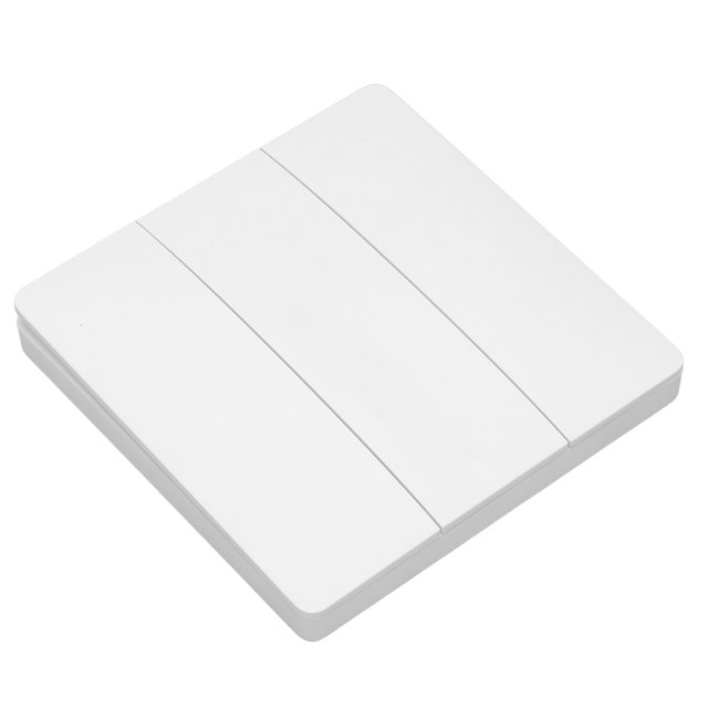 Interruptor De Luz Inalámbrico, Control Remoto 3 Bandas Resistente A La Abrasión Impermeable Interruptor Montado En La Pared Para Oficina Para El Hogar