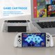 thumbnail image 3 of Monstrate Mando de consola de juegos, funda con soporte de agarre manual, funda ergonómica con 6 ranuras para tarjetas de juego, carcasa Videojuegos y accesorios Blanco, 3 of 6
