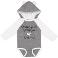 thumbnail image 3 of Inktastic Grandma and Grandpa Love Me Heart Grandchild Boys or Girls Long Sleeve Baby Bodysuit, 3 of 5