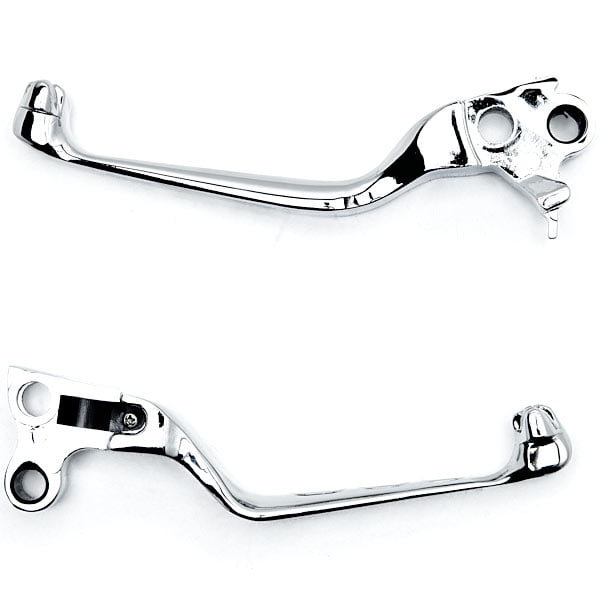 Chrome Skull Motorcycle Hand Levers Front Hand Controls For Harley Softail Dyna
