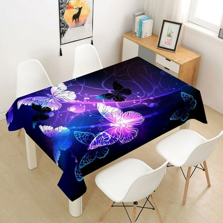 

3D Purple Tablecloth for Table Cloth Cover Home ration Party Coffee for Living Room r Dining Manteles Rectangular Large