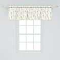 thumbnail image 2 of Ambesonne Watercolor Flower Window Valance, Colorful Tulips Pattern Country Style Floral Design Watercolor Effect Art, Curtain Valance for Kitchen Bedroom Decor with Rod Pocket, 54" X 18", Multicolor, 2 of 3