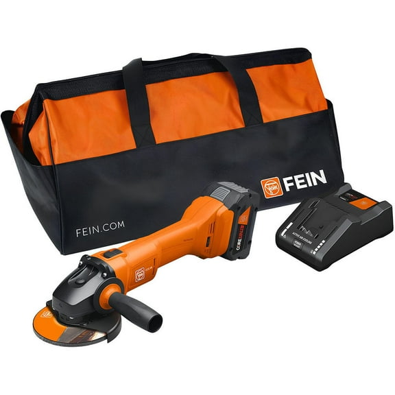 Fein Ccg 18-125 10 As 5In Slide Switch Angle Grinder Kit