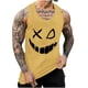 thumbnail image 1 of Camisetas de Tanque de los Hombres Tanque de los Hombres Incolor Gradiente de Impresión Cuello Redondo Correa Delgada Fuga Atrás Regular Casual Deportes Blusas de Tanque, 1 of 5