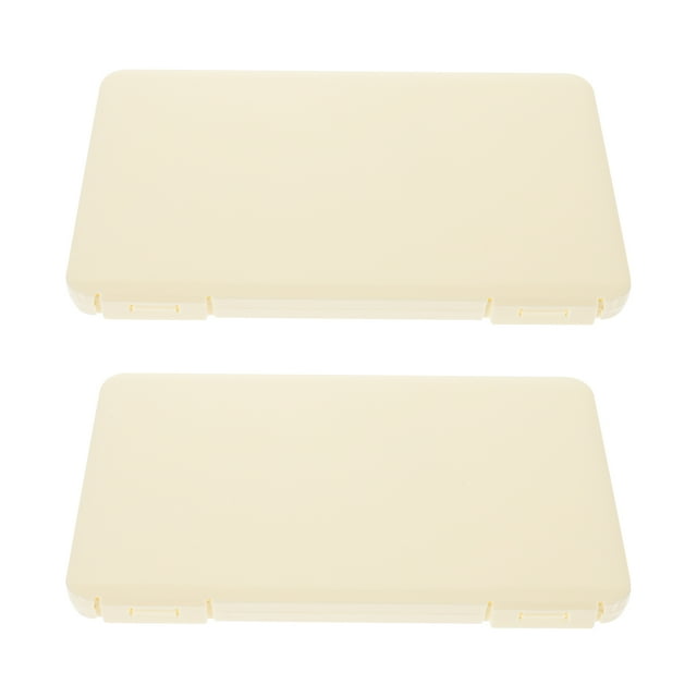Miangastore 2pcs Eyelash Storage Box Makeup Eyelash Display Sample Container Eyelash Travel Case