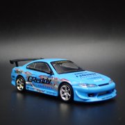 Open Box 1999-2002 NISSAN SILVIA S15 VERTEX GREDDY 1:64 SCALE DIORAMA DIECAST MODEL CAR