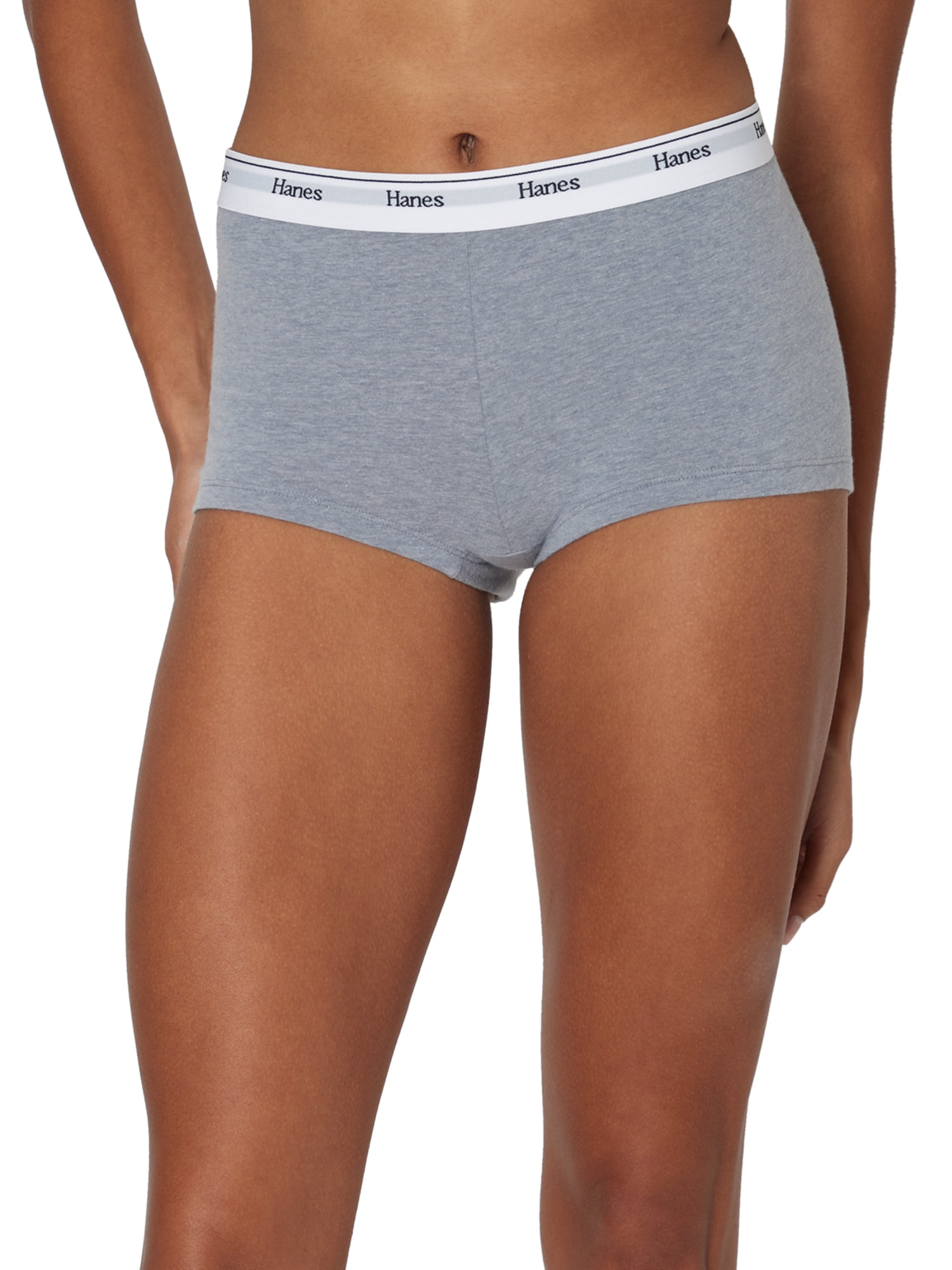 Hanes Originals Women's SuperSoft Boyshort Underwear, 4-Pack, Sizes S-XXL
