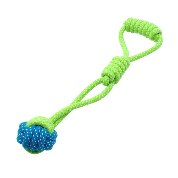 Methold Juguetes para mascotas resistentes a las mordeduras, cuerda de algodón, pelota para perros, juguete para masticar, gato y cachorro Suministros para perros