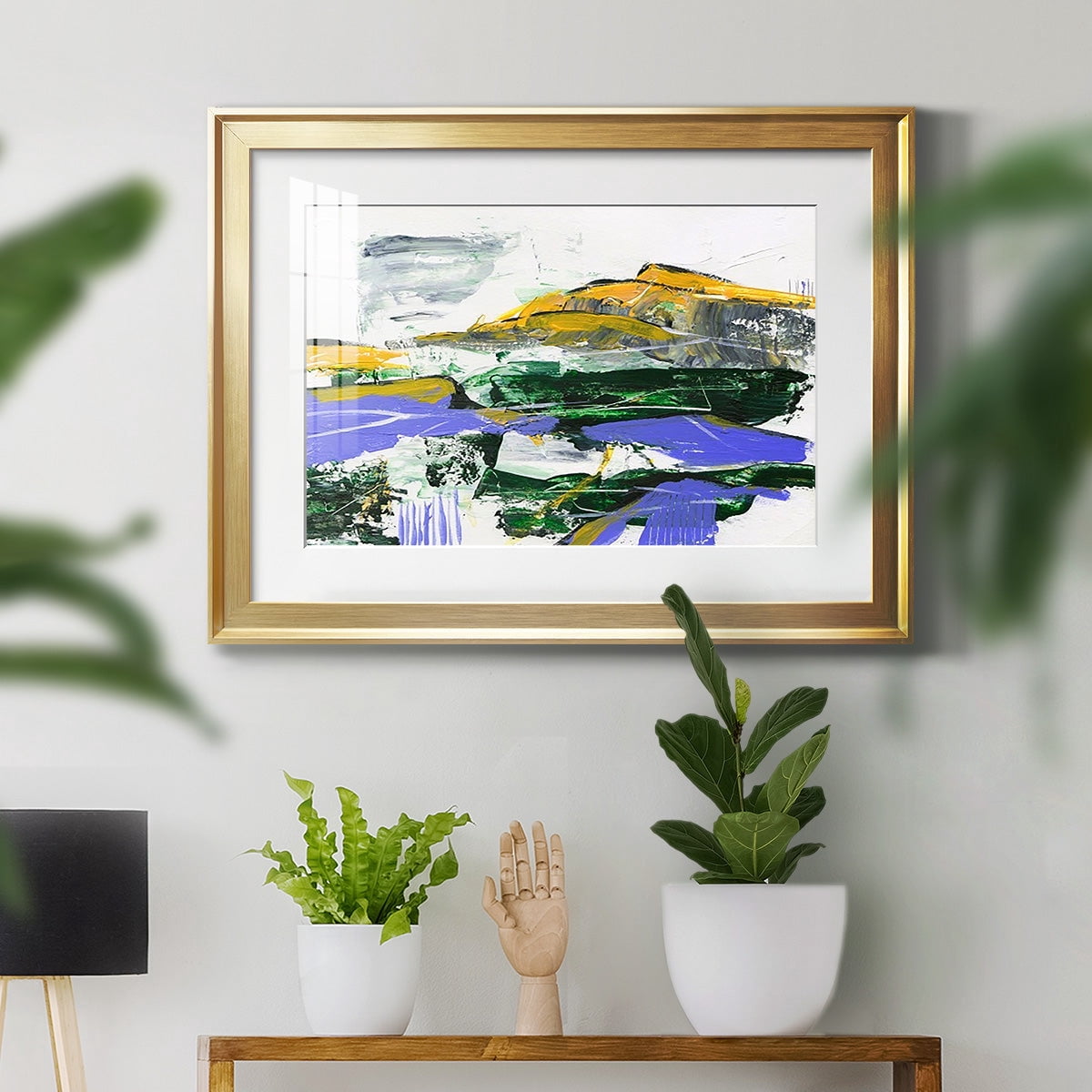Silent Mountain VI Premium Framed Print - Ready to Hang