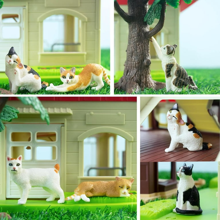 WIOR Mini Dog Figurines, 12PCS Realistic Puppy Indonesia